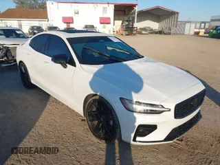 2024 Volvo S60 Plus Black Edition with VIN 7JRL12FH3RG305484, listed as a IAAI auction lot 41793657 with 16,351 mi miles and . Bid and sale history available at DreamBid. Image 1.