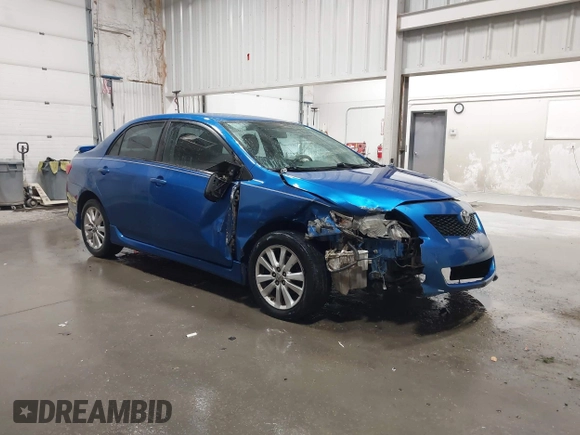 2010 Toyota Corolla with VIN 2T1BU4EE9AC445174, listed as a IAAI auction lot 42030017 with 168,008 mi miles. Bid and sale history available at carsss.com. Image 1.