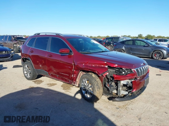 2020 Jeep Cherokee Latitude Plus with VIN 1C4PJLLB3LD624382, listed as a IAAI auction lot 40799441 with 66,588 mi miles. Bid and sale history available at carsss.com. Image 1.