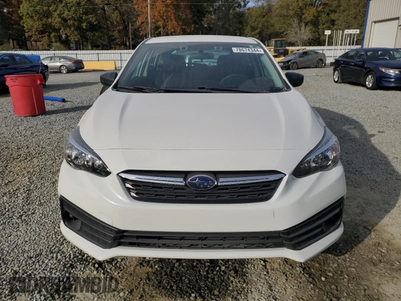 2023 Subaru Impreza with VIN 4S3GTAB65P3715765, listed as a Copart auction lot 78674344 with 22,302 mi miles and Salvage title. Bid and sale history available at DreamBid. Image 5.