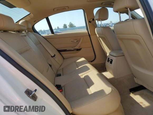 2011 BMW 3 Series 328i with VIN WBAPH5C54BA442222, listed as a Copart auction lot 54578765 with 143,864 mi miles and Salvage title. Bid and sale history available at DreamBid. Image 10.