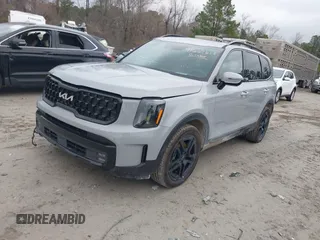 2024 Kia Telluride SX Prestige X-Pro with VIN 5XYP5DGC4RG557203, listed as a IAAI auction lot 41569618 with 2,696 mi miles and . Bid and sale history available at DreamBid. Image 17.