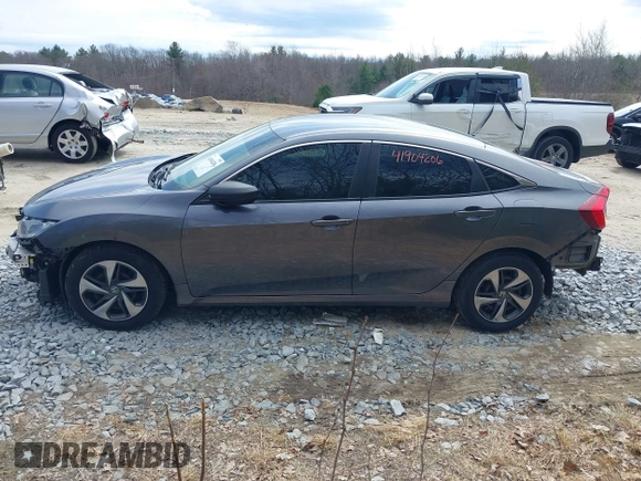 2020 Honda Civic LX with VIN 2HGFC2F6XLH509250, listed as a IAAI auction lot 41904206 with 52,583 mi miles and . Bid and sale history available at DreamBid. Image 15.