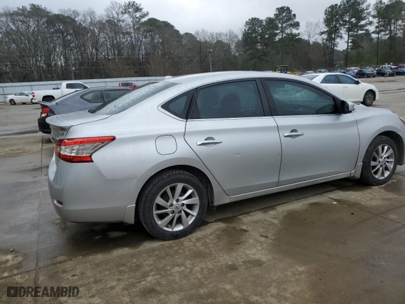 2015 Nissan Sentra SV with VIN 3N1AB7AP7FY376313, listed as a Copart auction lot 46132415 with 191,773 mi miles and Salvage Title. Bid and sale history available at carsss.com. Image 3.