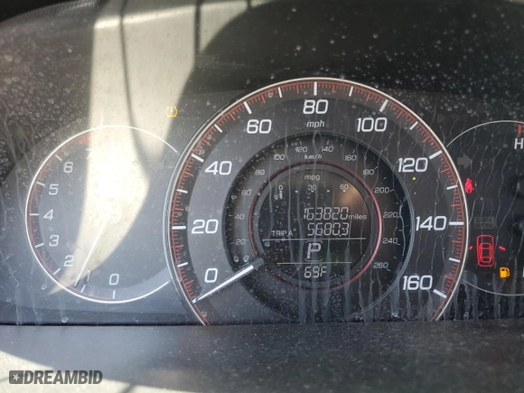 2015 Honda Accord Sedan Sport with VIN 1HGCR2F52FA080603, listed as a Copart auction lot 50133585 with 163,820 mi miles and Salvage Title. Bid and sale history available at carsss.com. Image 9.