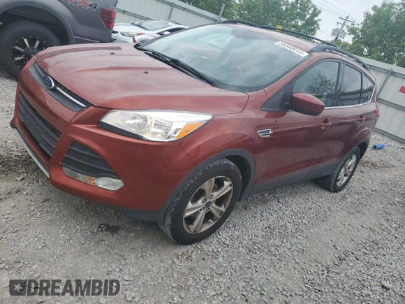 2014 Ford Escape SE with VIN 1FMCU9GXXEUD76953, listed as a Copart auction lot 56340015 with 118,327 mi miles and Salvage title. Bid and sale history available at DreamBid. Image 1.