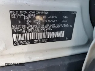 2019 Toyota RAV4 LE with VIN JTMF1RFV7KJ002386, listed as a Copart auction lot 44588305 with 100,972 mi miles and Salvage Title. Bid and sale history available at DreamBid. Image 13.