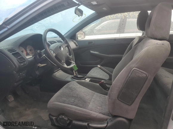 2002 Honda Civic EX with VIN 1HGEM21092L023431, listed as a Copart auction lot 45093905 with 189,826 mi miles and Salvage Title. Bid and sale history available at carsss.com. Image 7.