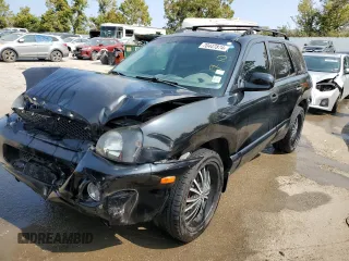 2003 Hyundai Santa Fe GLS with VIN KM8SC13D63U360869, listed as a Copart auction lot 70447874 with 206,488 mi miles and Salvage Title. Bid and sale history available at carsss.com. Image 1.