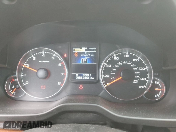 2014 Subaru Outback Limited with VIN 4S4BRCLC6E3260605, listed as a Copart auction lot 59238705 with 85,283 mi miles and Salvage title. Bid and sale history available at DreamBid. Image 9.