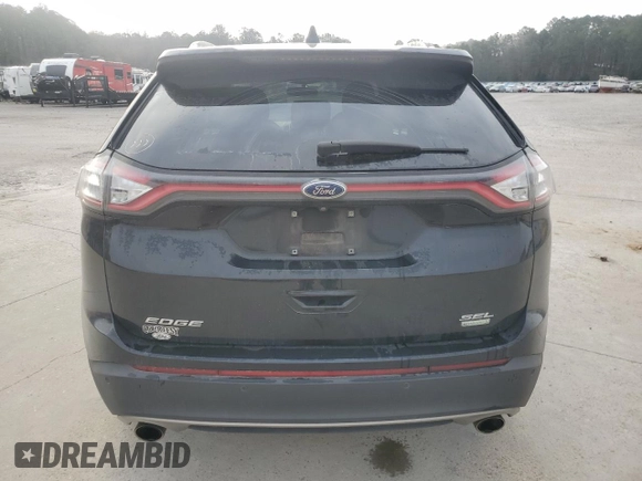 2017 Ford Edge SEL with VIN 2FMPK3J9XHBC35082, listed as a Copart auction lot 48545075 with 148,904 mi miles and Salvage Title. Bid and sale history available at carsss.com. Image 6.