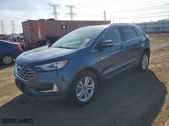 2019 Ford Edge SEL with VIN 2FMPK4J98KBC65906, listed as a Copart auction lot 50965285 with 58,656 mi miles and Salvage Title. Bid and sale history available at carsss.com. Image 1.