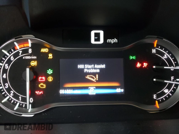 2019 Honda Ridgeline RTL-T with VIN 5FPYK3F63KB006493, listed as a Copart auction lot 43466445 with 51,021 mi miles and Salvage title. Bid and sale history available at DreamBid. Image 9.
