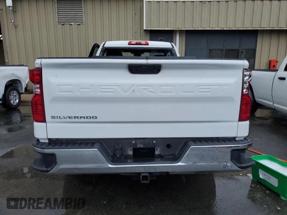 2024 Chevrolet Silverado 1500 Work Truck with VIN 3GCNAAED0RG307214, listed as a Copart auction lot 50008655 with 10,253 mi miles and Clean Title. Bid and sale history available at carsss.com. Image 6.