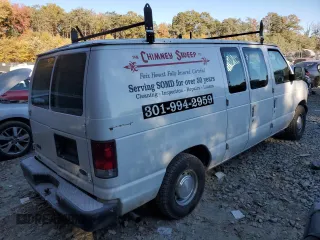 2003 Ford Econoline Cargo with VIN 1FTRE14263HC04236, listed as a Copart auction lot 77628444 with 163,778 mi miles and Salvage Title. Bid and sale history available at carsss.com. Image 3.