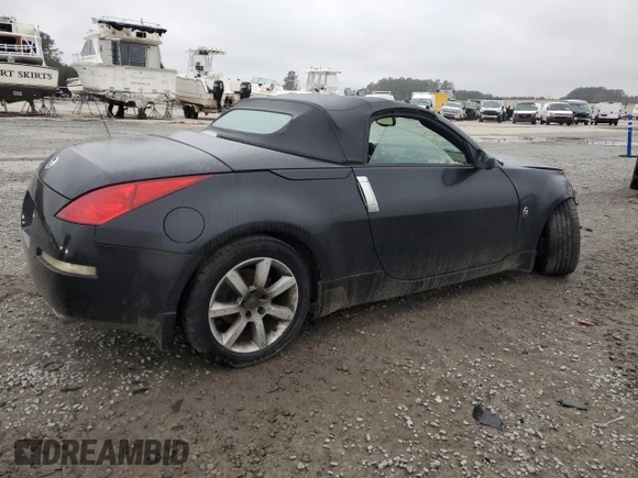 2005 Nissan 350Z Touring with VIN JN1AZ36A15M750103, listed as a Copart auction lot 44375825 with 184,550 mi miles and Salvage title. Bid and sale history available at DreamBid. Image 3.