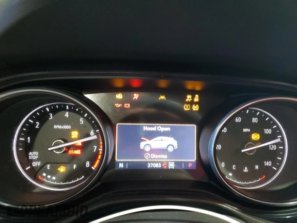 2022 Buick Encore GX Select with VIN KL4MMESL7NB081708, listed as a Copart auction lot 53877565 with 37,083 mi miles and Salvage title. Bid and sale history available at DreamBid. Image 9.