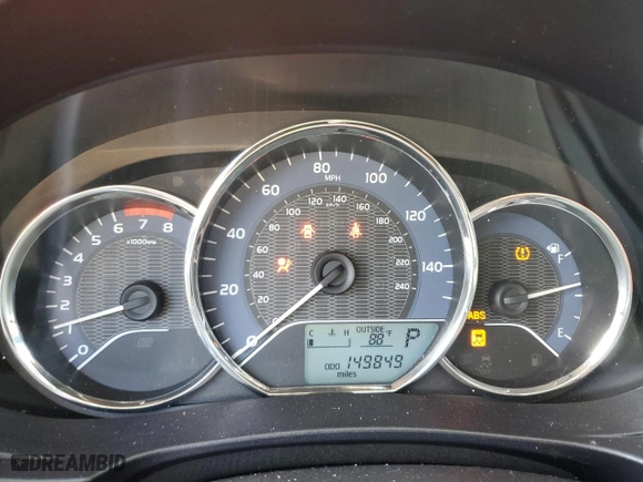 2016 Toyota Corolla L with VIN 2T1BURHE6GC556217, listed as a Copart auction lot 46900465 with 149,849 mi miles and Salvage Title. Bid and sale history available at carsss.com. Image 9.