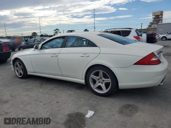 2008 Mercedes-Benz CLS-Class 5.5L with VIN WDDDJ72X88A121145, listed as a Copart auction lot 73694074 with 0 mi miles and Clean Title. Bid and sale history available at carsss.com. Image 2.