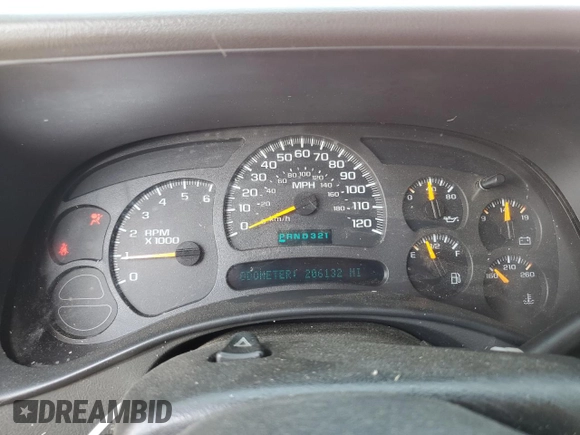 2005 Chevrolet Tahoe Z71 z VIN 1GNEK13T15R181681, wystawiony jako Copart lot #56656975 z przebiegiem 206 132 mil mil oraz Szkoda całkowita • Salvage title. Historia ofert i sprzedaży dostępna na DreamBid. Obrazek 9.