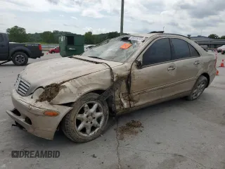 2003 Mercedes-Benz C 320 z VIN WDBRF64JX3F361361, wystawiony jako Copart lot #55226065 z przebiegiem Nie podano mil oraz Szkoda całkowita • Salvage title. Historia ofert i sprzedaży dostępna na DreamBid. Obrazek 1.