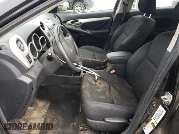 2009 Pontiac Vibe with VIN 5Y2SM670X9Z461303, listed as a Copart auction lot 43227795 with 140,771 mi miles and Salvage Title. Bid and sale history available at carsss.com. Image 7.