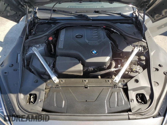 2024 BMW Z4 sDrive30i with VIN WBAHF3C06RWY36286, listed as a Copart auction lot 50296565 with 9,898 mi miles and Salvage title. Bid and sale history available at DreamBid. Image 11.