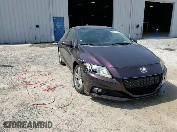 2013 Honda CR-Z with VIN JHMZF1D44DS003629, listed as a Copart auction lot 56819425 with 81,262 mi miles and Salvage title. Bid and sale history available at DreamBid. Image 14.