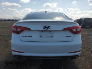 2015 Hyundai Sonata 2.4L Sport with VIN 5NPE34AF8FH091005, listed as a Copart auction lot 52557055 with 189,681 mi miles and Salvage Title. Bid and sale history available at carsss.com. Image 6.