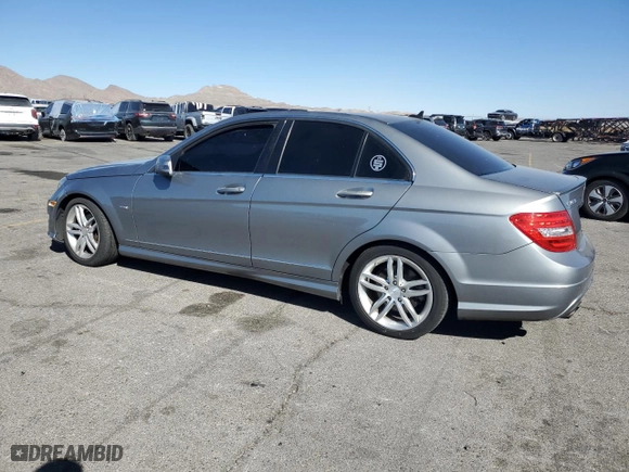 2012 Mercedes-Benz C-Class C 250 Sport with VIN WDDGF4HB7CA604966, listed as a Copart auction lot 44846815 with 176,823 mi miles and Salvage Title. Bid and sale history available at carsss.com. Image 2.