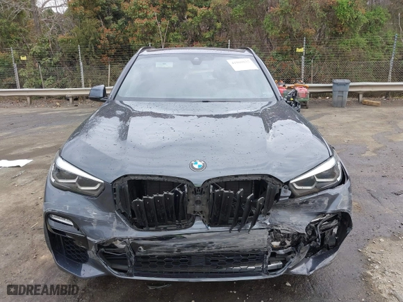 2021 BMW X5 xDrive40i with VIN 5UXCR6C01M9H56800, listed as a IAAI auction lot 41860035 with 51,779 mi miles. Bid and sale history available at carsss.com. Image 12.