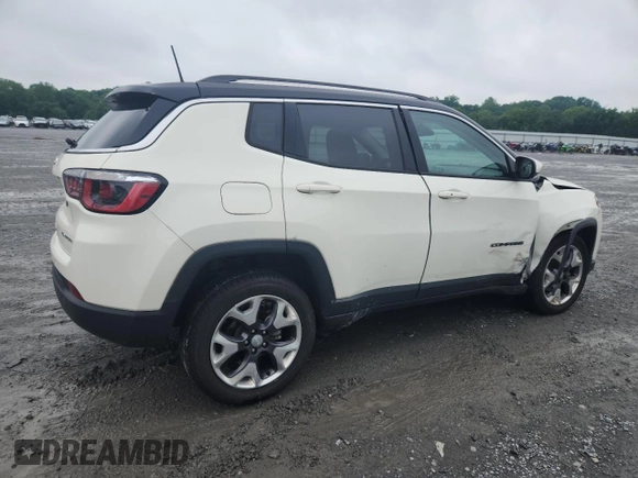 2019 Jeep Compass Limited with VIN 3C4NJDCB6KT656670, listed as a Copart auction lot 59948335 with 64,097 mi miles and Salvage title. Bid and sale history available at DreamBid. Image 3.