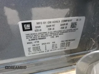 2022 Buick Encore GX Essence with VIN KL4MMFSL7NB008554, listed as a Copart auction lot 62138275 with 45,758 mi miles and Salvage title. Bid and sale history available at DreamBid. Image 14.