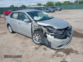 2019 Nissan Sentra S z VIN 3N1AB7AP8KY316664, wystawiony jako IAAI lot #42167797 z przebiegiem 125 931 mil mil oraz . Historia ofert i sprzedaży dostępna na DreamBid. Obrazek 1.