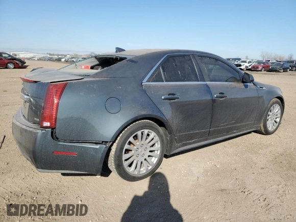 2012 Cadillac CTS Premium with VIN 1G6DS5E30C0129391, listed as a Copart auction lot 48699715 with 132,357 mi miles and Salvage title. Bid and sale history available at DreamBid. Image 3.