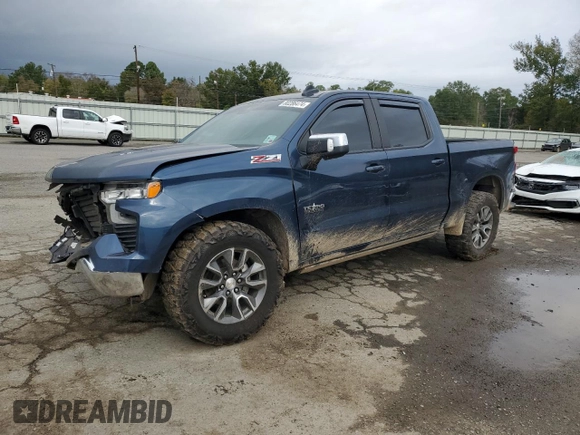 2022 Chevrolet Silverado 1500 LT with VIN 3GCUDDED7NG530042, listed as a Copart auction lot 80286474 with 61,794 mi miles and Salvage Title. Bid and sale history available at DreamBid. Image 1.