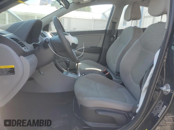 2017 Hyundai Accent SE z VIN KMHCT4AE5HU339276, wystawiony jako Copart lot #71662594 z przebiegiem 61 620 mil mil oraz Szkoda całkowita • Salvage title. Historia ofert i sprzedaży dostępna na DreamBid. Obrazek 7.