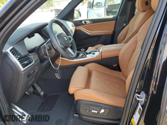 2023 BMW X5 xDrive40i with VIN 5UXCR6C09P9R12308, listed as a Copart auction lot 49328593 with 3,514 mi miles. Bid and sale history available at carsss.com. Image 7.