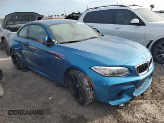 2017 BMW M2 with VIN WBS1H9C38HV887314, listed as a Copart auction lot 74623024 with 0 mi miles and Salvage Title. Bid and sale history available at carsss.com. Image 4.