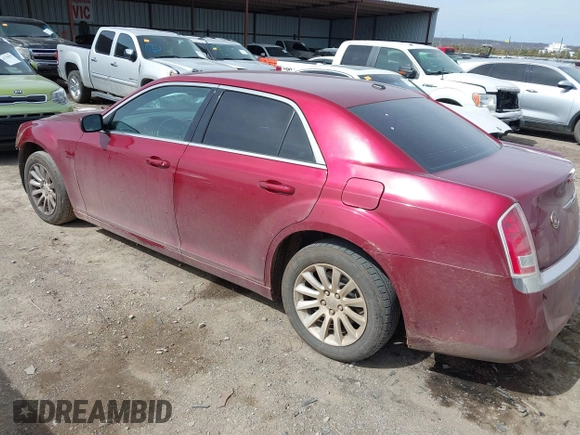 2013 Chrysler 300 with VIN 2C3CCAAG3DH658472, listed as a IAAI auction lot 41725689 with 103,541 mi miles. Bid and sale history available at carsss.com. Image 3.