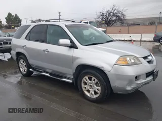 2005 Acura MDX Touring with VIN 2HNYD18935H555408, listed as a IAAI auction lot 41782216 with 208,346 mi miles. Bid and sale history available at carsss.com. Image 1.
