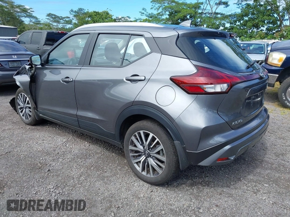 2024 Nissan Kicks SV with VIN 3N1CP5CV5RL504477, listed as a IAAI auction lot 41809238 with 13,414 mi miles and . Bid and sale history available at DreamBid. Image 3.