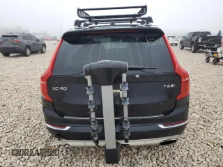 2017 Volvo XC90 Inscription with VIN YV4A22PL6H1149705, listed as a Copart auction lot 42707005 with 0 mi miles and Salvage Title. Bid and sale history available at carsss.com. Image 6.