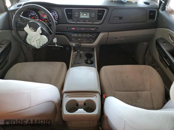 2017 Kia Sedona LX with VIN KNDMB5C17H6226445, listed as a Copart auction lot 52016445 with 173,136 mi miles and Salvage Title. Bid and sale history available at carsss.com. Image 8.
