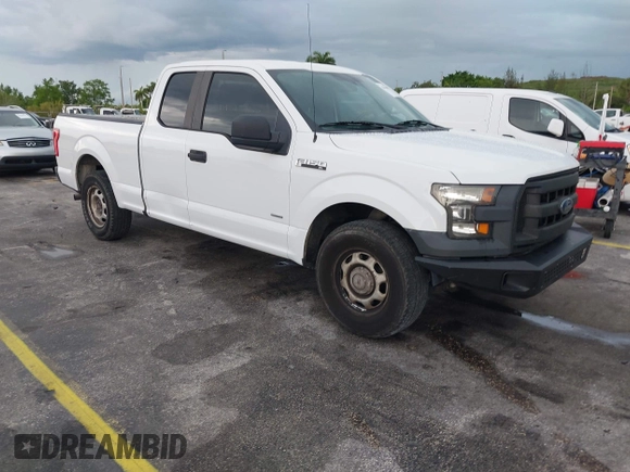 2015 Ford F-150 XL with VIN 1FTEX1CP7FFB56879, listed as a IAAI auction lot 42414408 with 212,042 mi miles and . Bid and sale history available at DreamBid. Image 1.