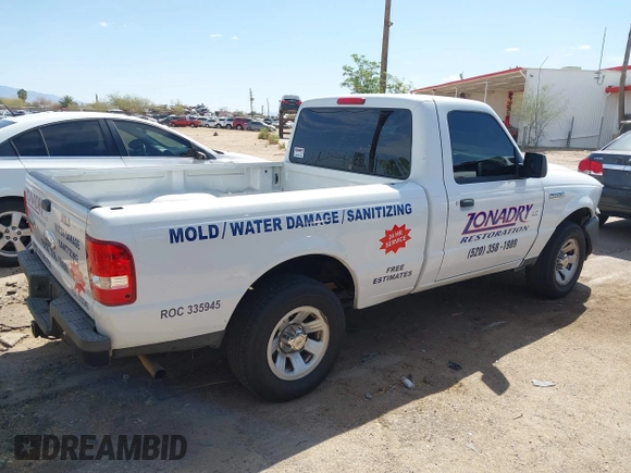 2010 Ford Ranger XL with VIN 1FTKR1AD3APA32746, listed as a IAAI auction lot 41775632 with 201,478 mi miles and . Bid and sale history available at DreamBid. Image 4.