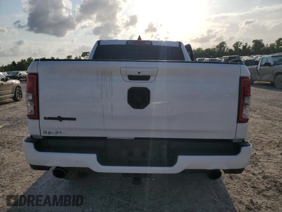 2022 Ram 1500 Lone Star with VIN 1C6RREFT9NN358517, listed as a Copart auction lot 55122125 with 60,587 mi miles and Salvage title. Bid and sale history available at DreamBid. Image 6.