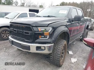 2017 Ford F-150 XL with VIN 1FTEW1EF8HFC36816, listed as a IAAI auction lot 41481007 with 100,828 mi miles. Bid and sale history available at carsss.com. Image 2.