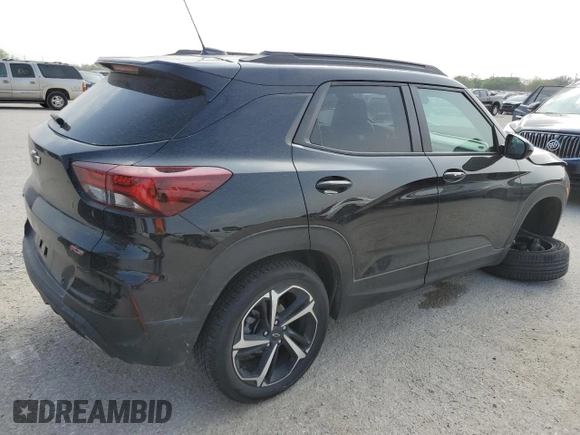 2022 Chevrolet TrailBlazer RS with VIN KL79MTSL1NB108673, listed as a Copart auction lot 47113434 with 36,687 mi miles and . Bid and sale history available at DreamBid. Image 3.