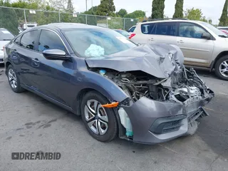2018 Honda Civic LX with VIN 2HGFC2F58JH514161, listed as a IAAI auction lot 42073133 with 117,658 mi miles. Bid and sale history available at carsss.com. Image 1.